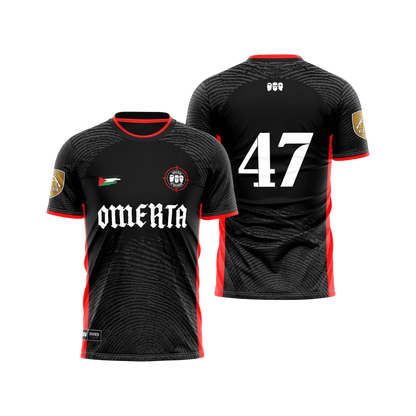 OMERTA 47 Jersey Black & Red